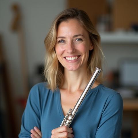 Portrait de Sophie Martin, experte en instruments à vent